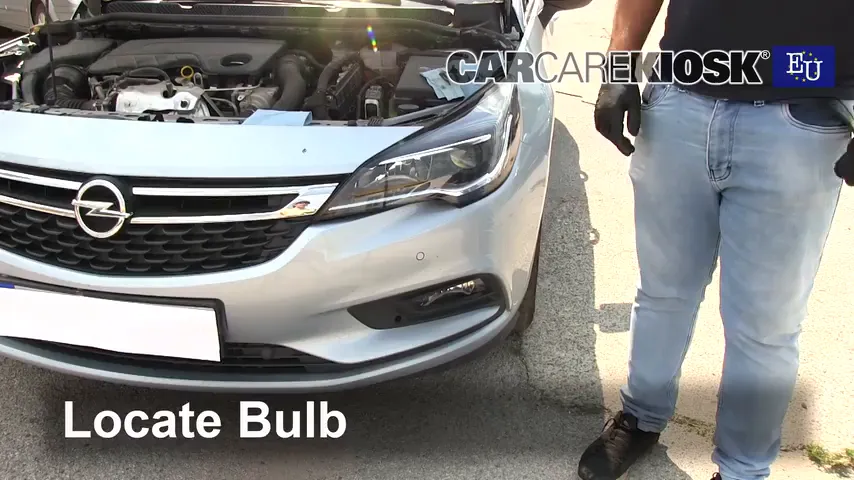 2018 Opel Astra CDTI 1.6L 4 Cyl. Turbo Diesel Luces Luz de giro delantera (reemplazar foco)
